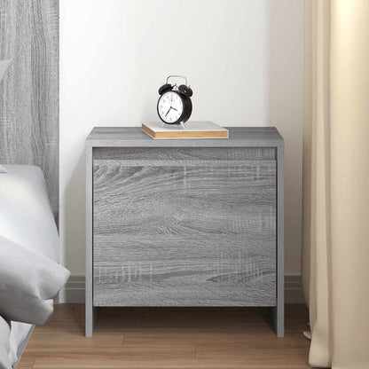 Bedside Cabinet Grey Sonoma 45x34x44.5 cm Engineered Wood