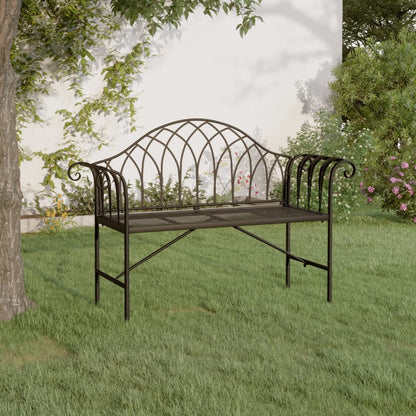 Garden Bench | Black | Steel | Standard | Durable | Garden Bench