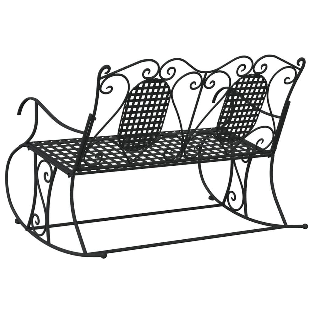 Rocking Bench | Black | Steel | Standard | Rocking Bench | Rectangular
