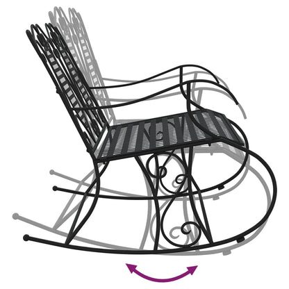 Rocking Bench | Black | Steel | Standard | Rocking Bench | Rectangular
