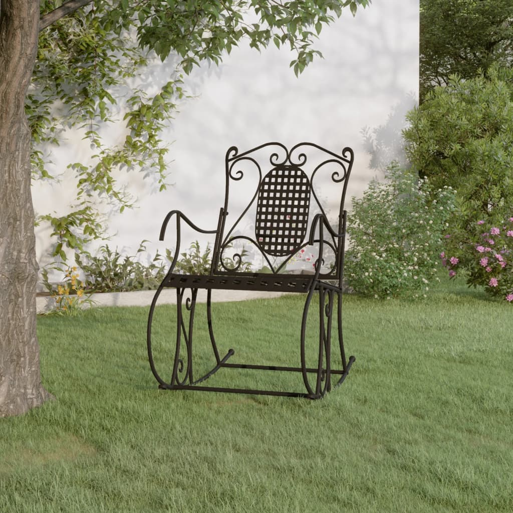 Rocking Bench | Black | Steel | Standard | Rocking Bench | Rectangular