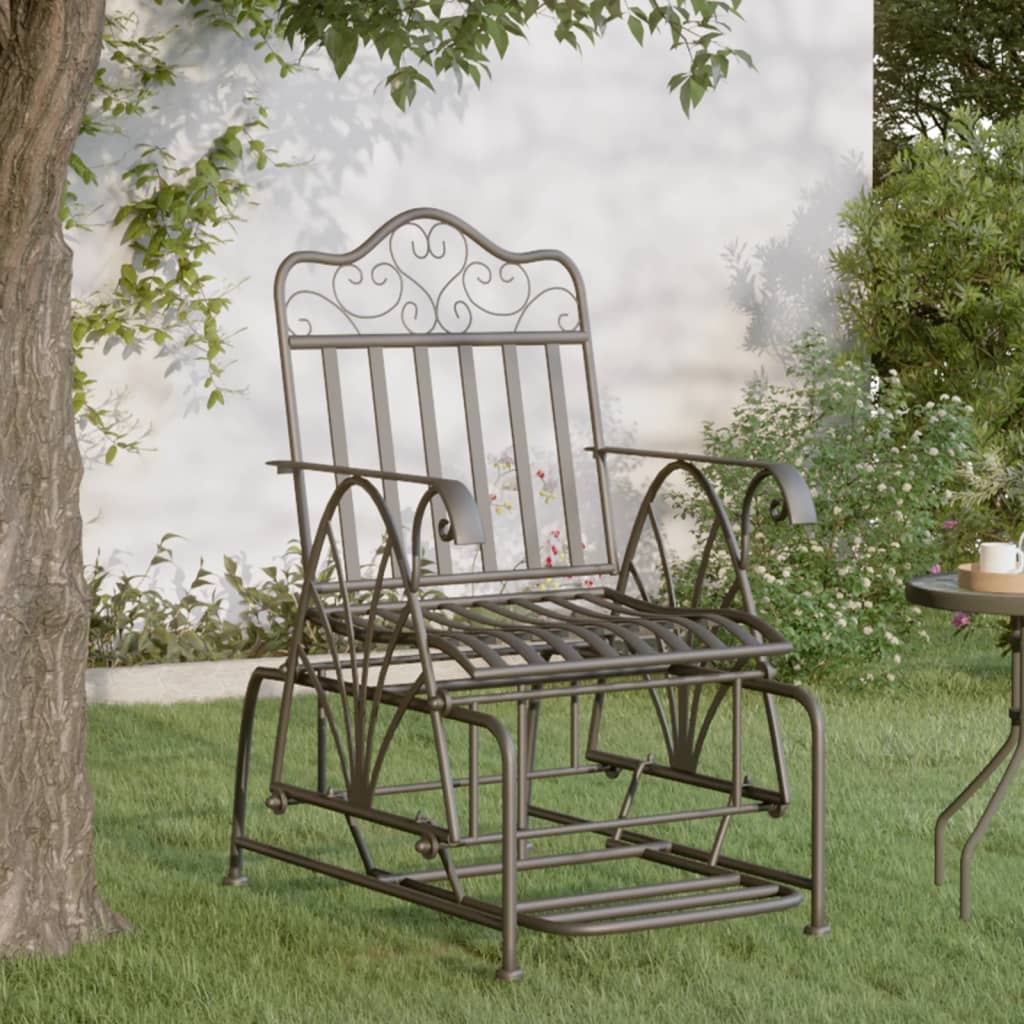 Glider Bench | Black | Steel | 61 x 81 x 99 cm | Glider Bench