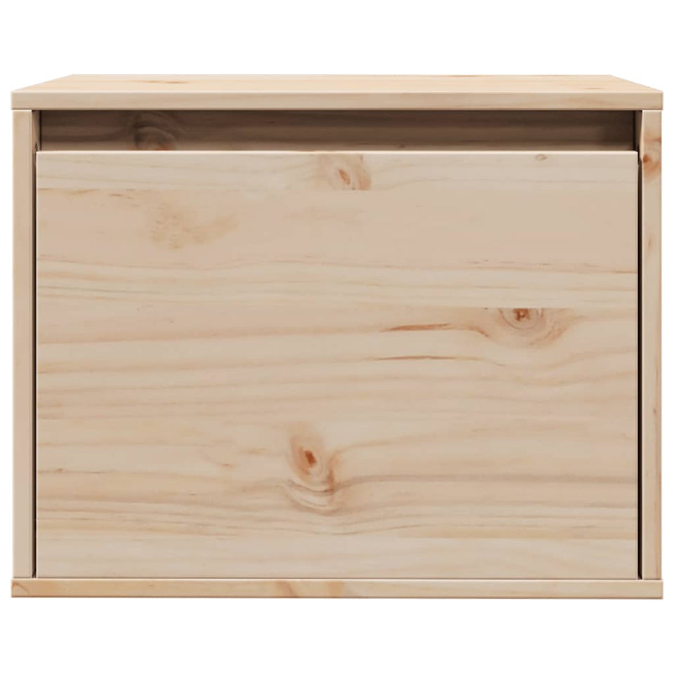 Wall Cabinet 45x30x35 cm Solid Pinewood