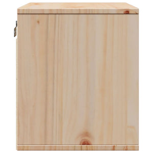 Wall Cabinet 45x30x35 cm Solid Pinewood