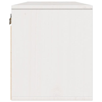 Wall Cabinets 2 pcs White 45x30x35 cm Solid Pinewood