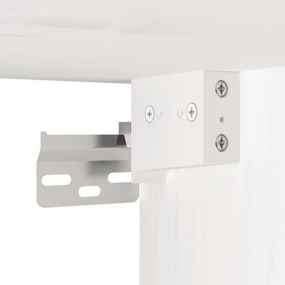 Wall Cabinets 2 pcs White 45x30x35 cm Solid Pinewood