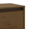 Wall Cabinet Honey Brown 80x30x35 cm Solid Wood Pine