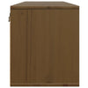 Wall Cabinet Honey Brown 100x30x35 cm Solid Wood Pine