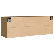 Wall Cabinet Honey Brown 100x30x35 cm Solid Wood Pine