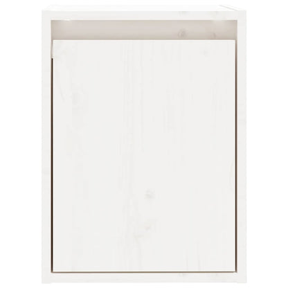 Wall Cabinets 2pcs White 30x30x40 cm Solid Wood Pine