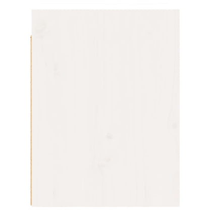 Wall Cabinets 2pcs White 30x30x40 cm Solid Wood Pine