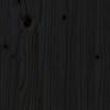 Wall Cabinet Black 30x30x40 cm Solid Wood Pine
