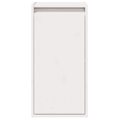 Wall Cabinet White 30x30x60 cm Solid Wood Pine