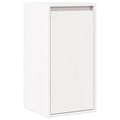 Wall Cabinets 2 pcs White 30x30x60 cm Solid Wood Pine