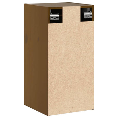 Wall Cabinet Honey Brown 30x30x60 cm Solid Wood Pine