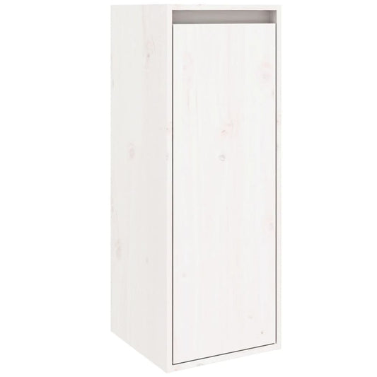 Wall Cabinet | White | Solid pinewood | 30x30x80 cm | Wall Cabinet
