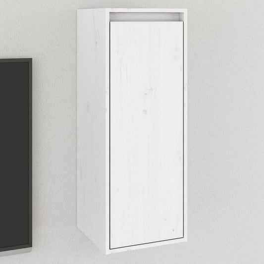Wall Cabinet | White | Solid pinewood | 30x30x80 cm | Wall Cabinet