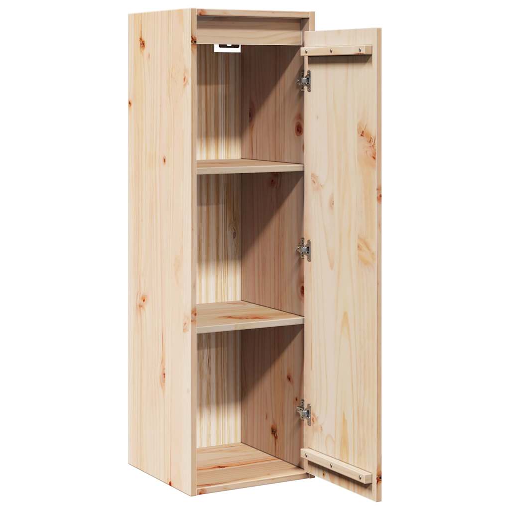 Wall Cabinet 30x30x100 cm Solid Pinewood
