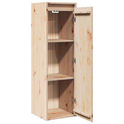 Wall Cabinet 30x30x100 cm Solid Pinewood