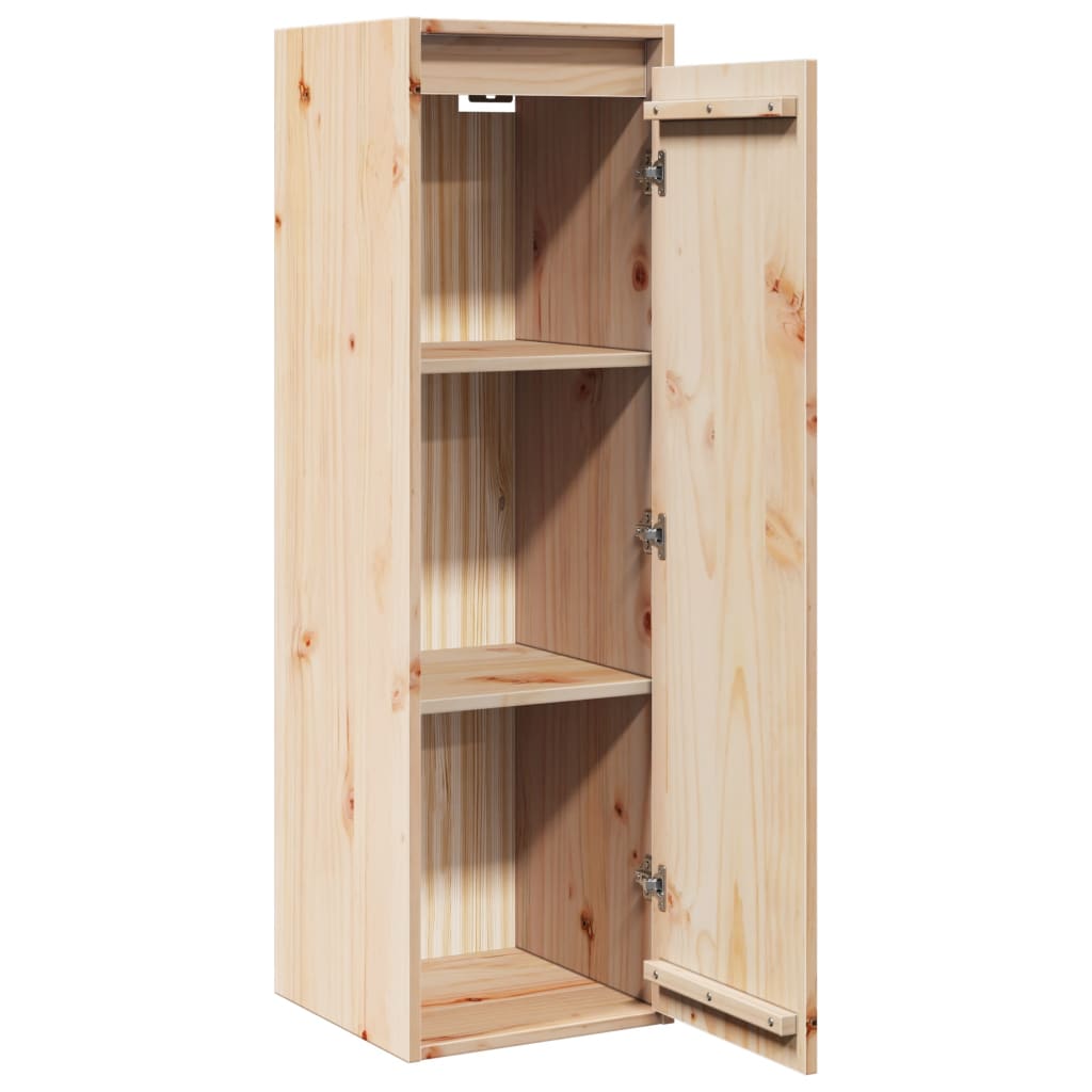 Wall Cabinets 2 pcs 30x30x100 cm Solid Pinewood