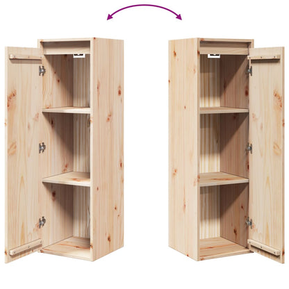 Wall Cabinets 2 pcs 30x30x100 cm Solid Pinewood