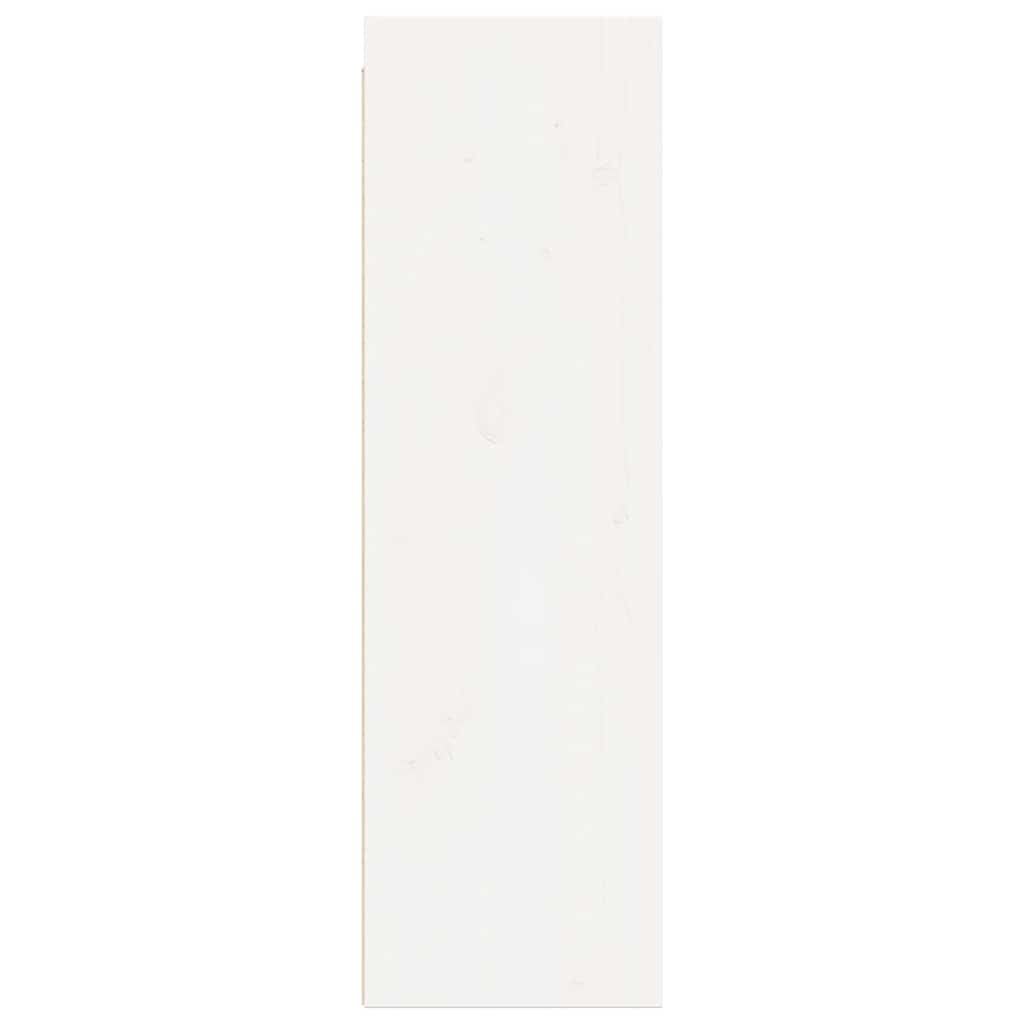 Wall Cabinets 2 pcs White 30x30x100 cm Solid Pinewood