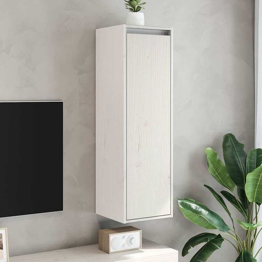 Wall Cabinet | Set of 2 | White | Solid Pine wood | Medium | Wall Cabinet