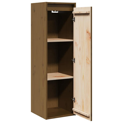 Wall Cabinets 2 pcs Honey Brown 30x30x100 cm Solid Pinewood