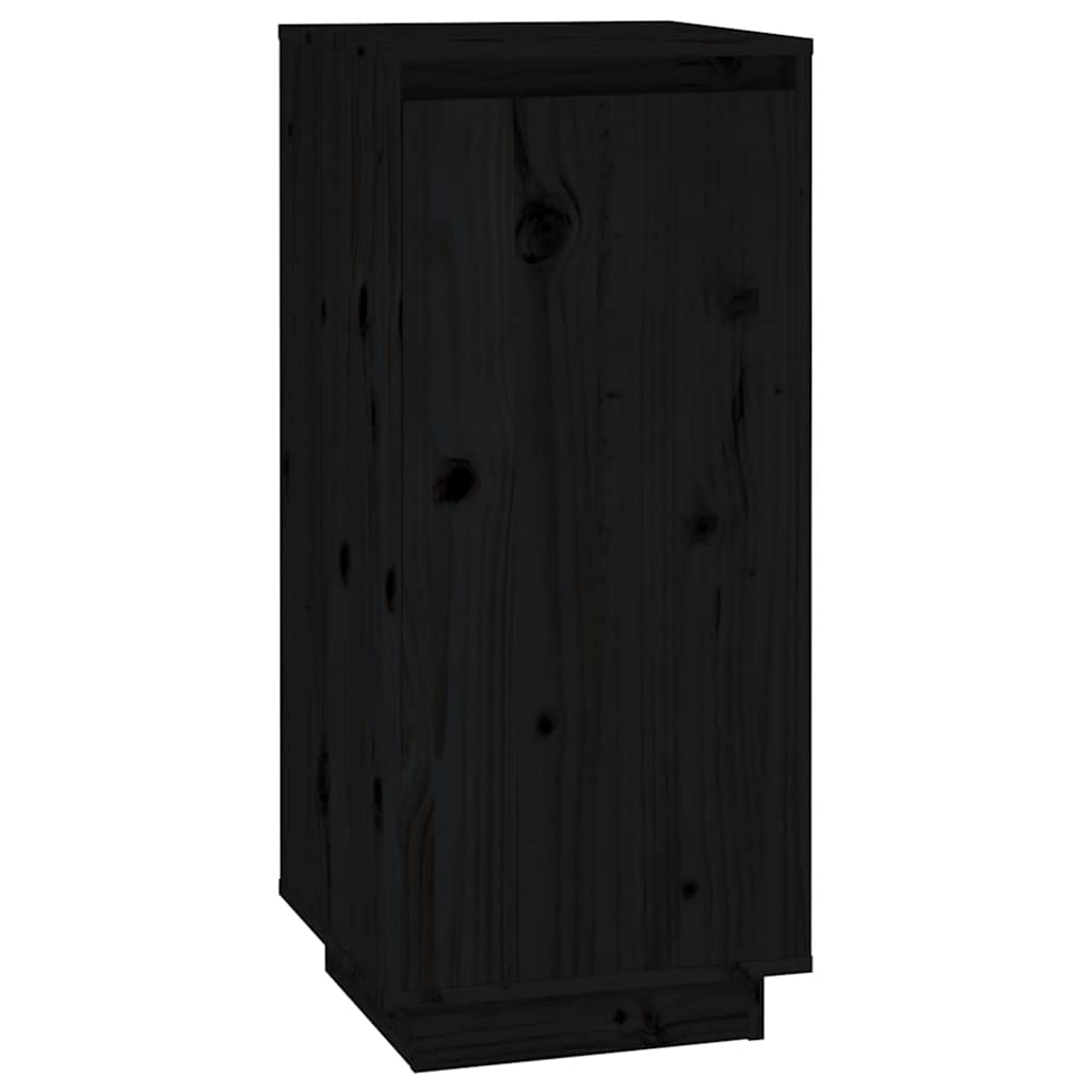 Shoe Cabinet | Black | Solid pinewood | Compact | Shoe Cabinet