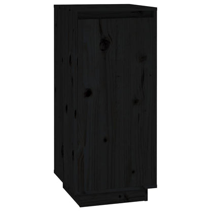 Shoe Cabinet | Black | Solid pinewood | Compact | Shoe Cabinet