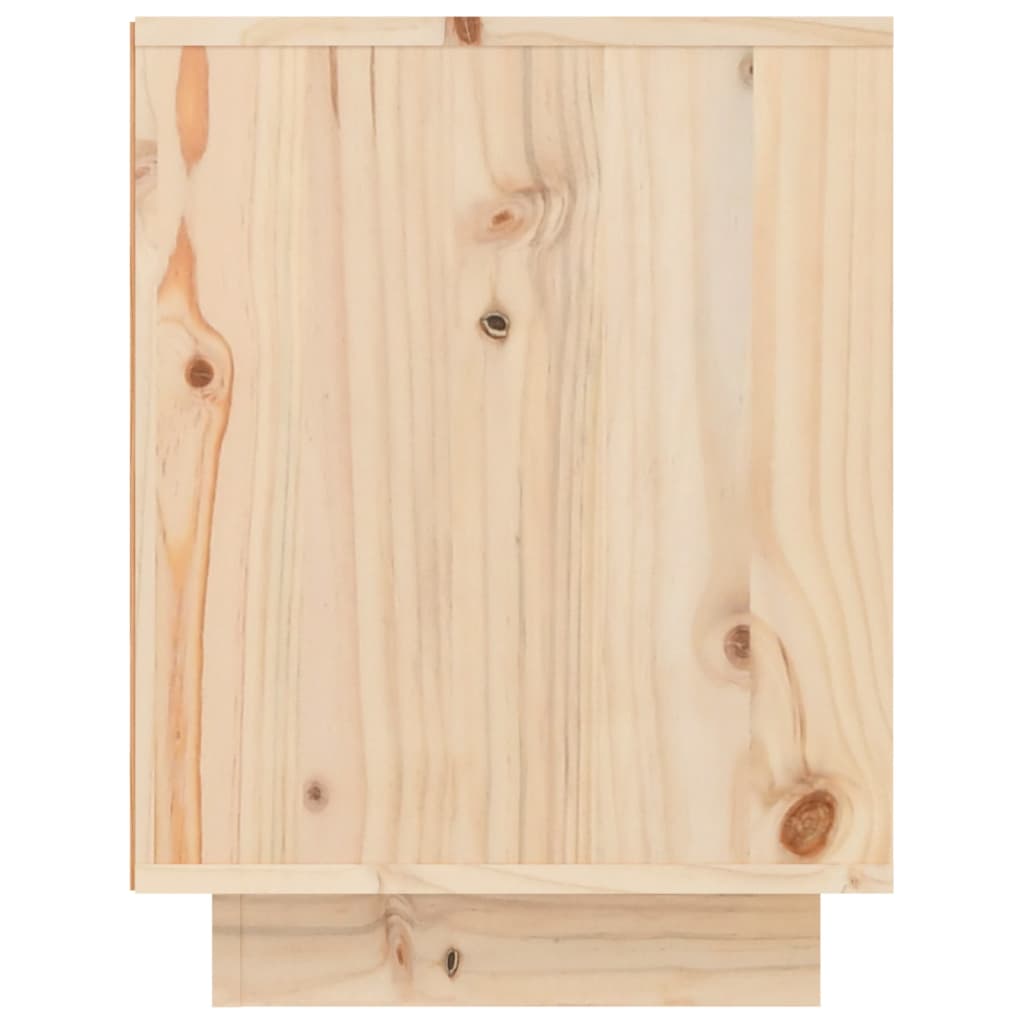 813545 vidaXL Shoe Cabinet 60x34x45 cm Solid Wood Pine