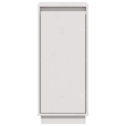 Sideboard White 31.5x34x75 cm Solid Wood Pine