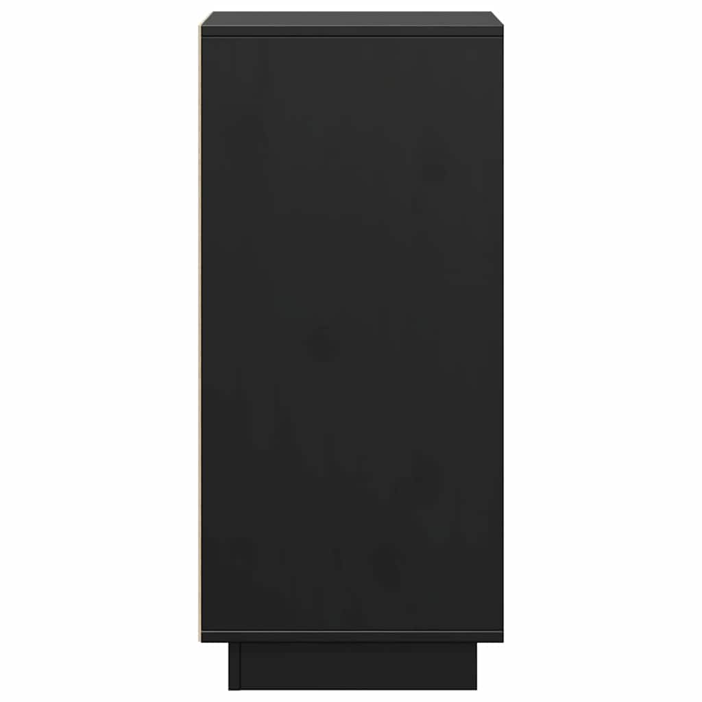 Sideboard | Set of 2 | Black | Solid pinewood | Medium | Sideboard