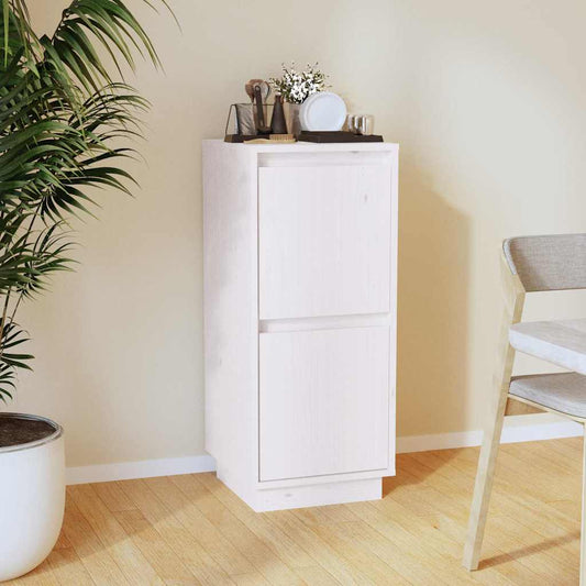 Sideboard | White | Solid Pine Wood and MDF | Medium | Sideboard