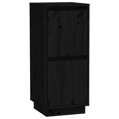 Sideboard | Set of 2 | Black | Solid pine wood, MDF | Standard
