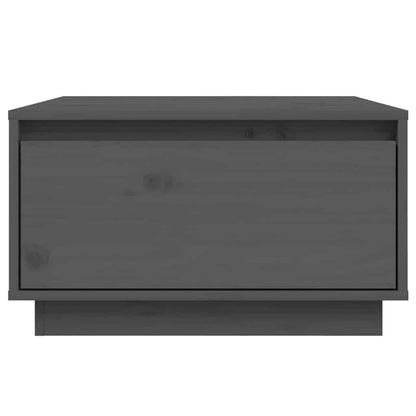 Coffee Table Grey 55x56x32 cm Solid Wood Pine