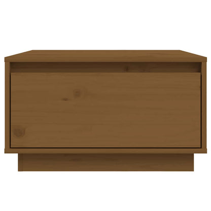 Coffee Table Honey Brown 55x56x32 cm Solid Wood Pine