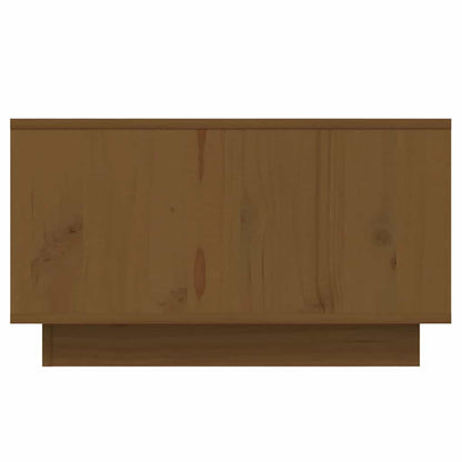 Coffee Table Honey Brown 55x56x32 cm Solid Wood Pine