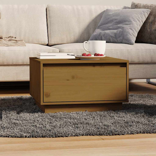 Coffee Table | Honey Brown | Solid Pine Wood | Small | Coffee Table