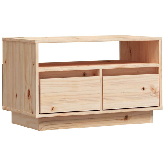 TV Cabinet | Natural Wood | Solid Pine Wood | Compact | TV Cabinet