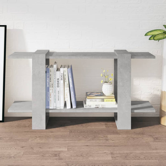 Book Cabinet | Concrete grey | Engineered wood | 100 cm x 30 cm x 51 cm