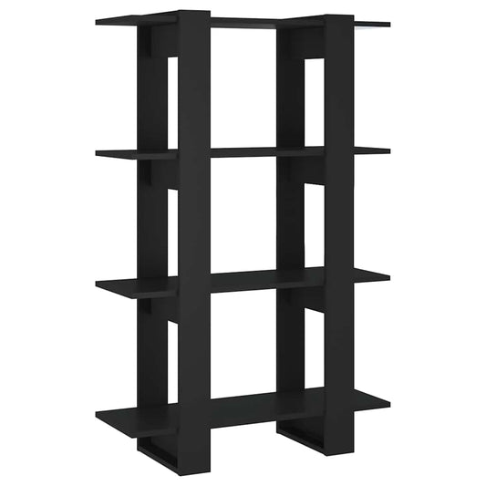 Book Cabinet | Black | Engineered Wood | Medium | Book Storage