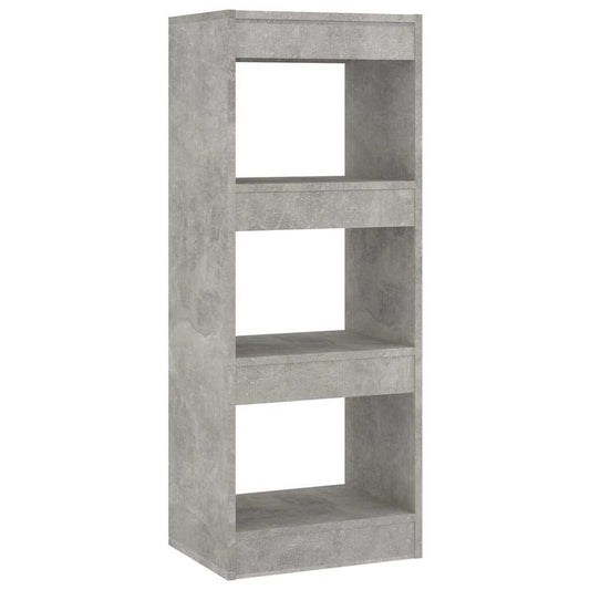 Book Cabinet | Concrete grey | Engineered wood | Compact | Book Cabinet