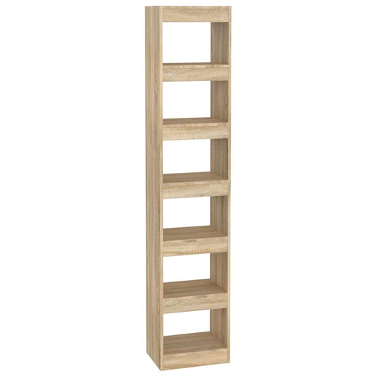Book Cabinet | Sonoma oak | Engineered wood | Tall | Book Cabinet