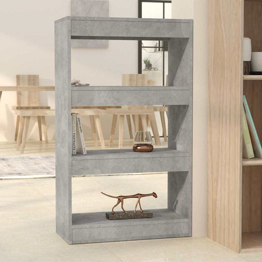 Book Cabinet | Concrete grey | Engineered wood | Medium | Book Cabinet