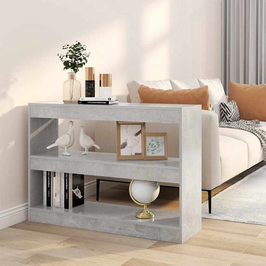Bookcase | Concrete grey | Engineered wood | Medium | Bookcase