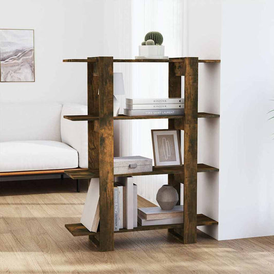 Book Cabinet | Smoked oak | Engineered wood | Medium | Book Cabinet