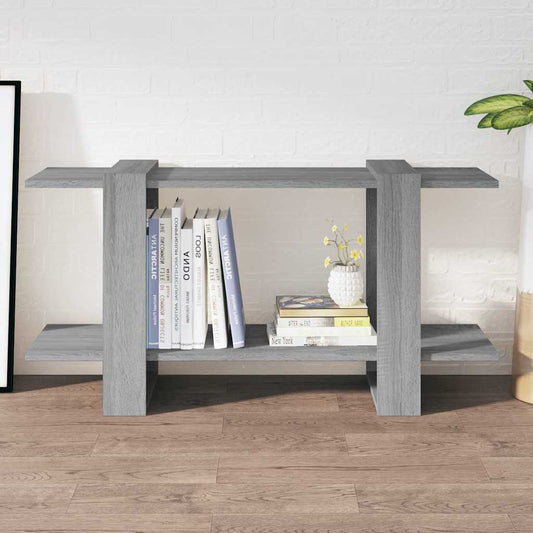 Book Cabinet Grey Sonoma 100x30x51 cm Engineered Wood