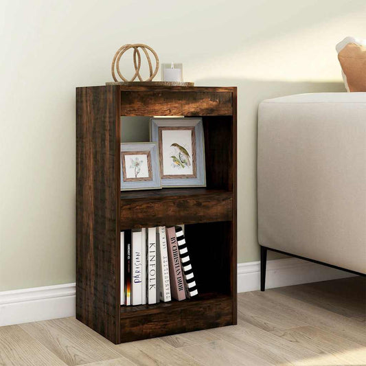 Book Cabinet | Smoked oak | Engineered wood | Medium | Book Cabinet