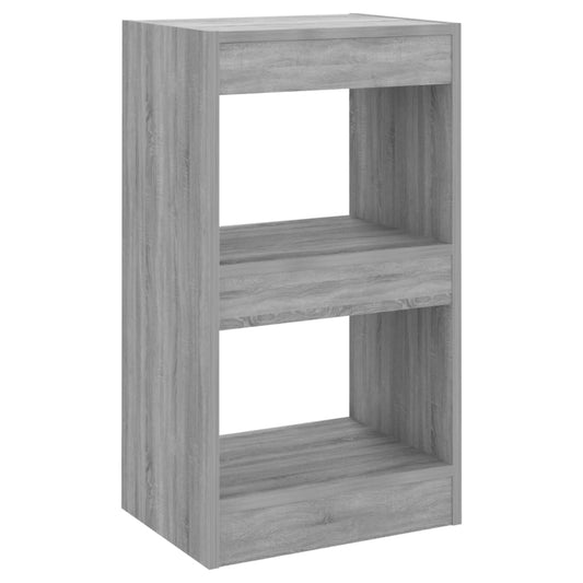 Book Cabinet | Grey sonoma | Engineered wood | Medium | Book Cabinet
